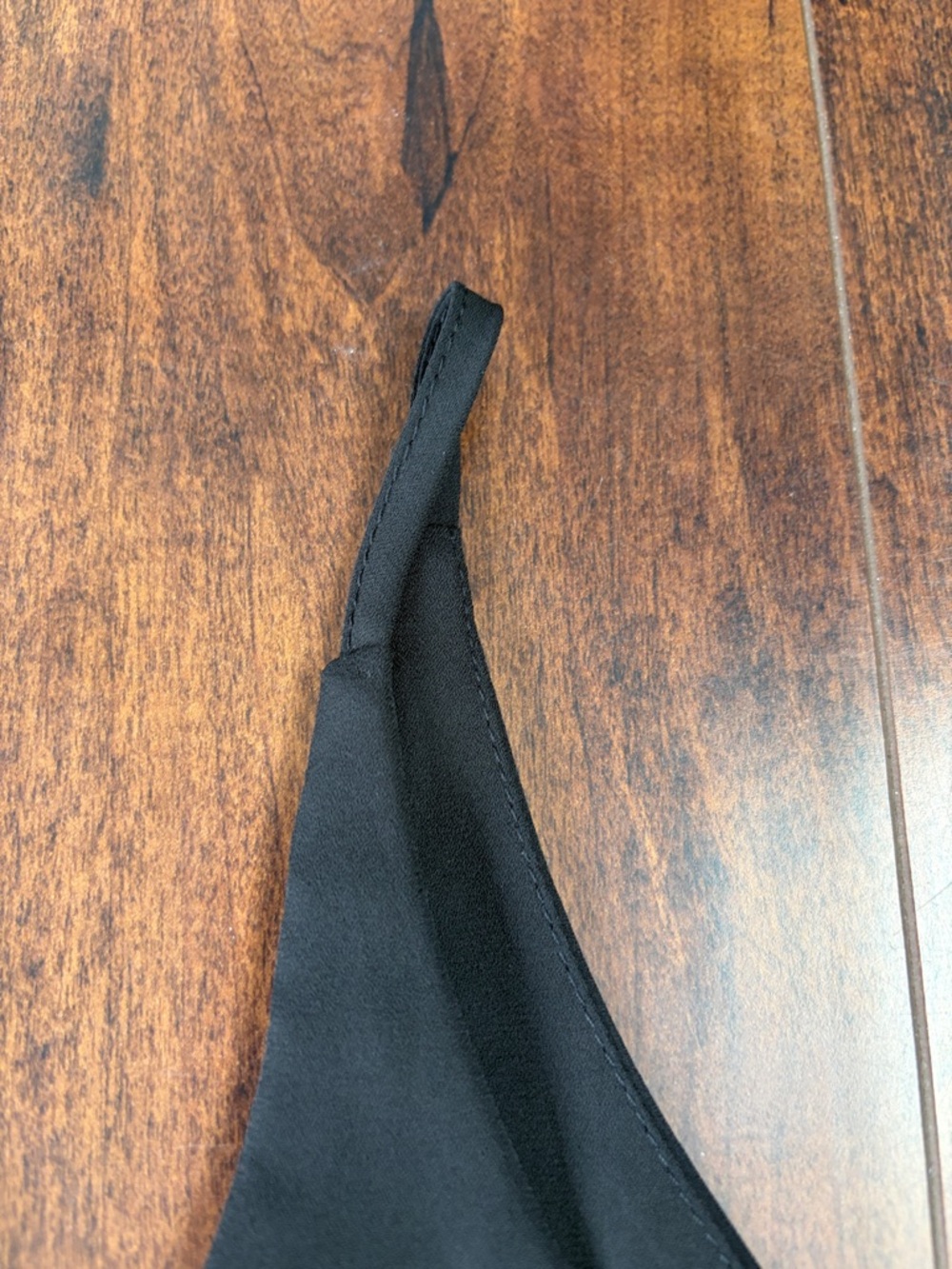 Fashion Nova Black V-Neck Spaghetti Strap Blouse Small - Picture 3 of 8